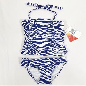 Tommy Bahama Girls Tankini Swimsuit Bikini Sz 5